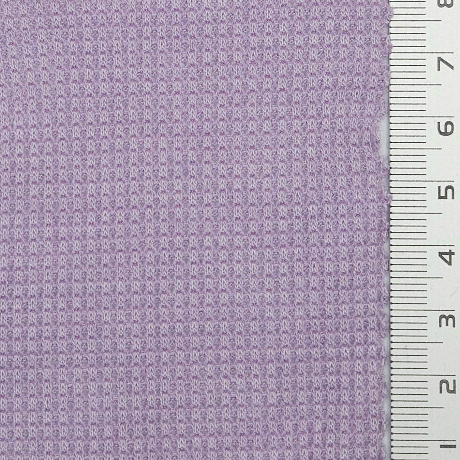 Solid Waffle Spandex Rayon Polyester Knit Fabric - FAB 1809 - 6.Lilac