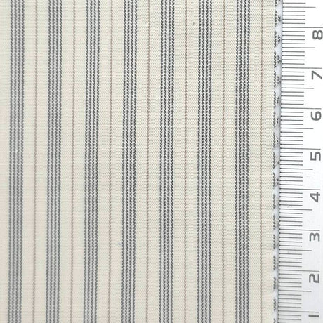 Stripe Cotton Woven Fabric - FAB1966 - Off White
