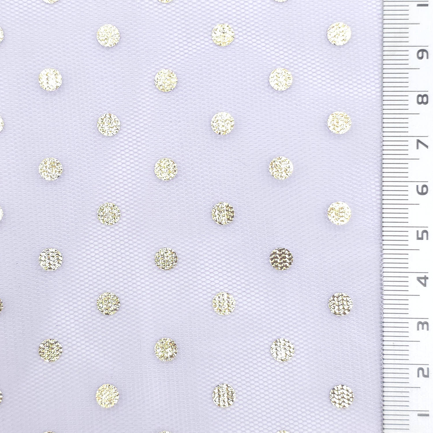 Foil Dot Polyester Knit Fabric - FAB1951 - Lavendor