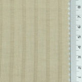 Beige - Jacquard Stripe Lyocell Nylon Woven Fabric - FAB1877