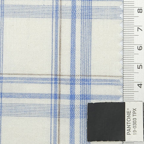 Tattersall Check YarnDyed Cotton Woven Fabric - FAB1746 - 1.Multi-2.Multi-3.Multi-4.Multi-5.Multi-6.Multi 