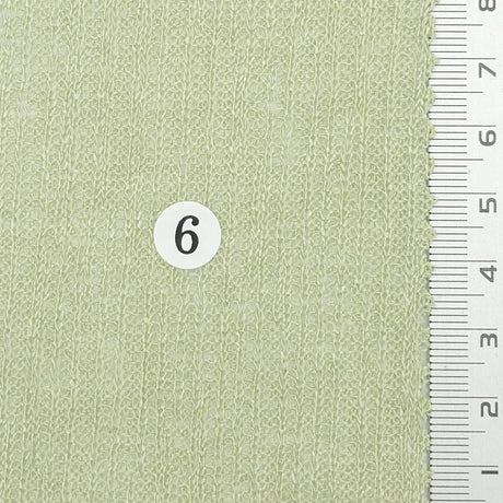Like Pleated Solid Rib Linen Polyester Knit Fabric - FAB1768 - 1.Ivory-2.Ecru-3.Blush pink-4.Sky blue-5.Butter yellow-6.Sage green-7.Lilac-8.Warm gray-9.Heather gray-10.White 