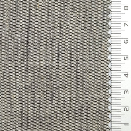21 Count Solid Plain Linen Cotton Woven Fabric - FAB1785 - 1.Natural linen-2.Light blue-gray-3.Medium gray-4.Charcoal gray-5.Dark gray-6.Black gray 