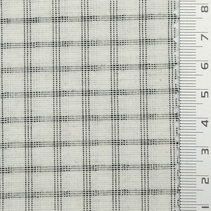 Distinct Check YarnDyed Cotton Polyester Woven Fabric - FAB1797 - Light Gray Plaid