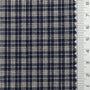 Check YarnDyed Cotton Woven Fabric - FAB1799 - Navy/Gray Plaid