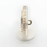 Unique Layered Button, 23mm, Gray Stone, Crystal & Clear Acrylic, Fashion & Craft - FBTN257 - Gold / 23mm 