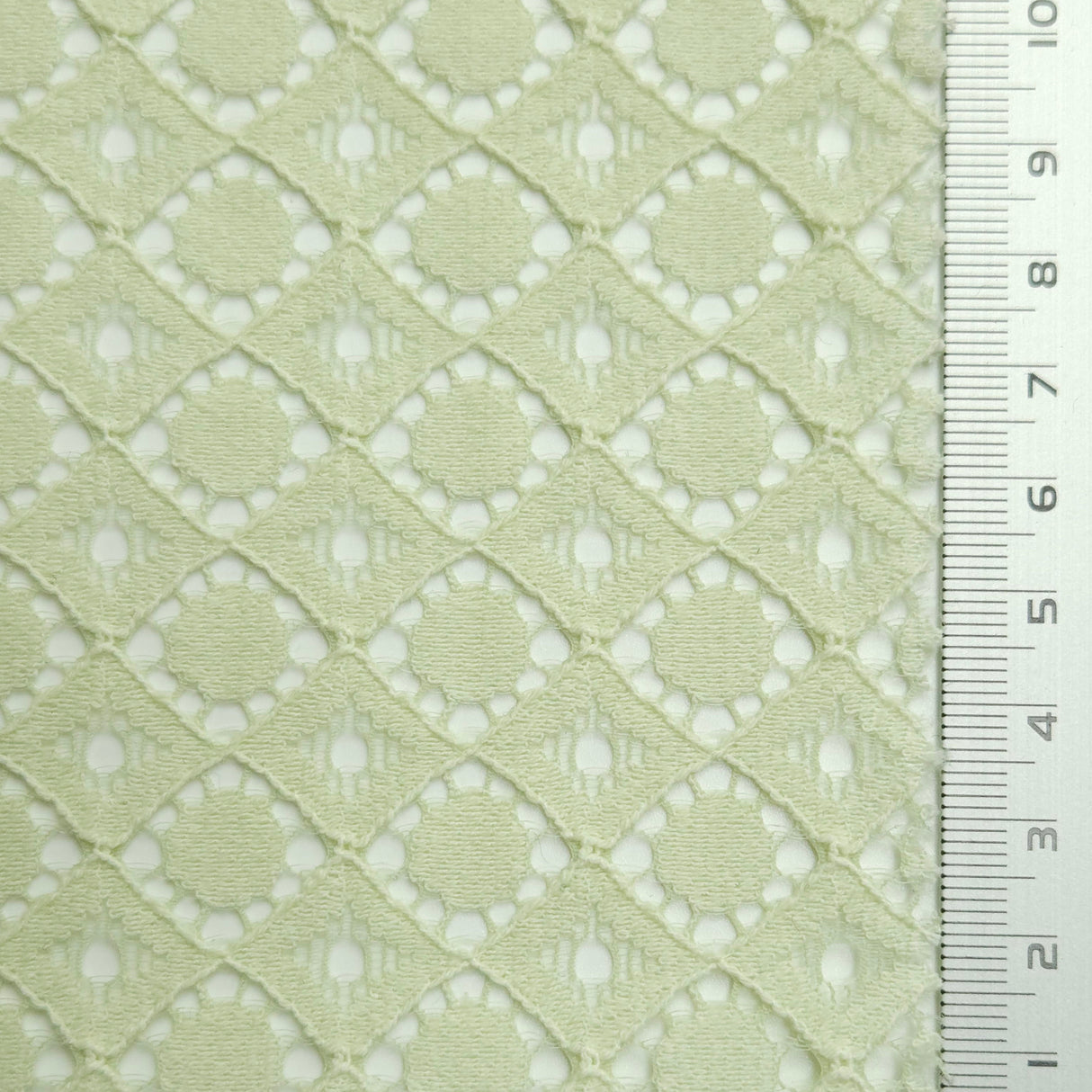 Solid Dot Lace Cotton Nylon Knit Fabric | FAB1560 | 1.Black, 2.White, 3.Ivory, 4.Pink, 5.Mint, 6.Beige by Fabricis.com #