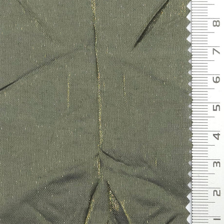 Solid Crinkled Satin Polyester Rayon Woven Fabric - FAB1793 - 1.Cream-2.White-3.Light blue-4.Sky blue-5.Dusty pink-6.Olive green-7.Dark charcoal grey-8.Black 