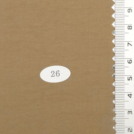Solid Coated Cotton Nylon Woven Fabric - FAB1703 - 1.Foggy Grey-2.Hampton-3.Pale Silver-4.Nobel-5.Olive Haze-6.Muesli-7.Tabocco Brown-8.Brown-9.Tuna-10.Venus 