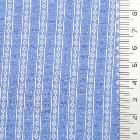 Stripe Jacquard Cotton Polyester Woven Fabric - FAB1820 - 1.Pink-2.Silver-3.Beige-4.Blue-5.Green-6.Royal Blue-7.Gold-8.Brown-9.Navy-10.Black 
