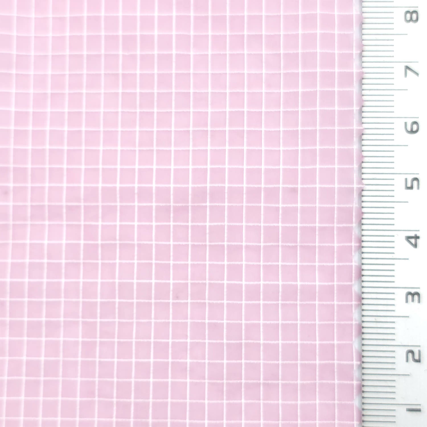 Light Purple - Windowpane Plain Nylon Woven Fabric - FAB1869