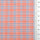 Denim Blue Washing Check Cotton Poly Woven Fabric - FAB1831