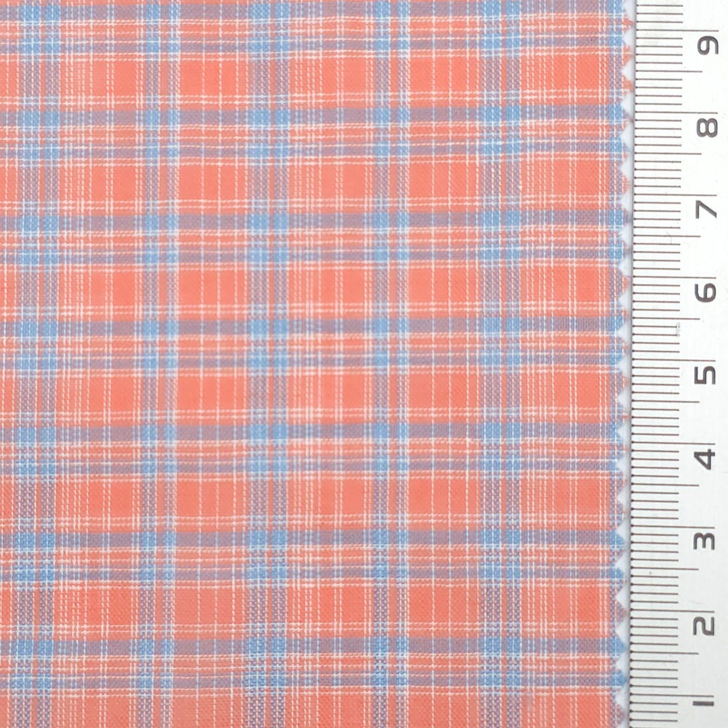 Washing Check Cotton Poly Woven Fabric - FAB 1831 - 6.Denim Blue