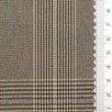 Glen Check YarnDyed Spandex Rayon Polyester Woven Fabric - FAB1769 - 1.Black and purple plaid-2.Olive green and Black plaid-3.Black and orange plaid-4.Light brown plaid-5.Black and blue plaid-6.Black and grey plaid 