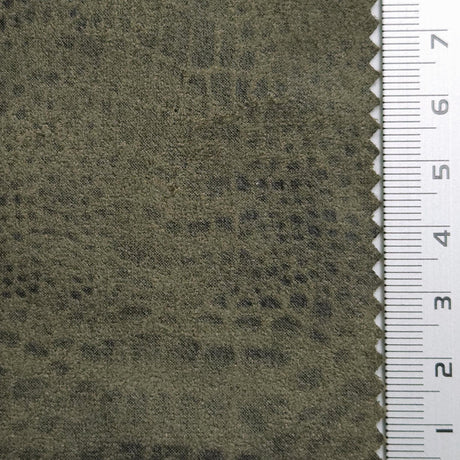 Snake Suede Polyester Spandex Knit Fabric | FAB1570 | 1.Coriander, 2.Teak, 3.Crater Brown, 4.Spice, 5.Nutmeg, 6.Dune, 7.Beige, 8.Pink, 9.Gun Powder, 10.Bright Red by Fabricis.com #