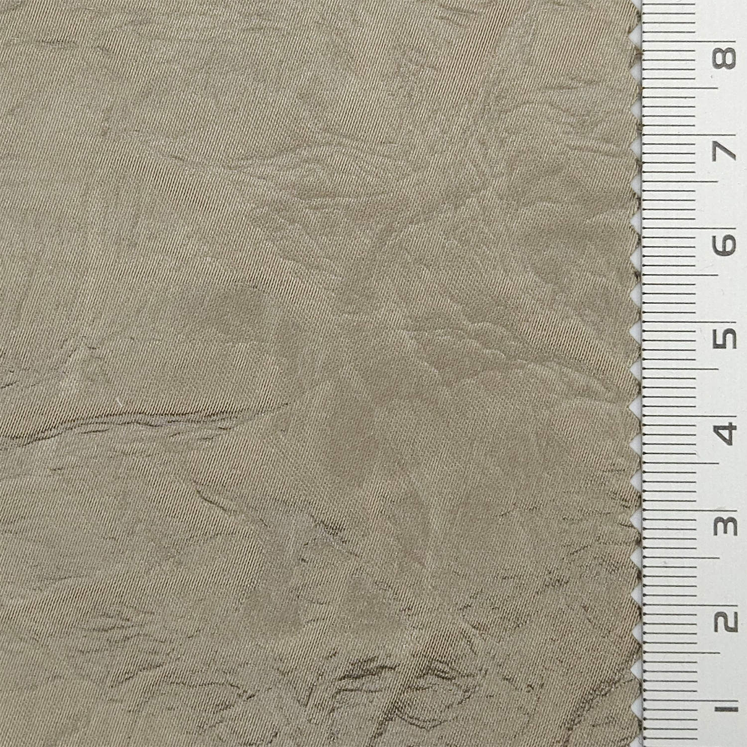 Solid Crease Satin Polyester Woven Fabric - FAB 1791 - 6.Taupe