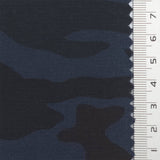Black Blue Camouflage Utility Cotton Woven Fabric - FAB1841