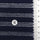 Navy Blue - Metallic Stripe Knit Acry Metal Fabric - FAB1858