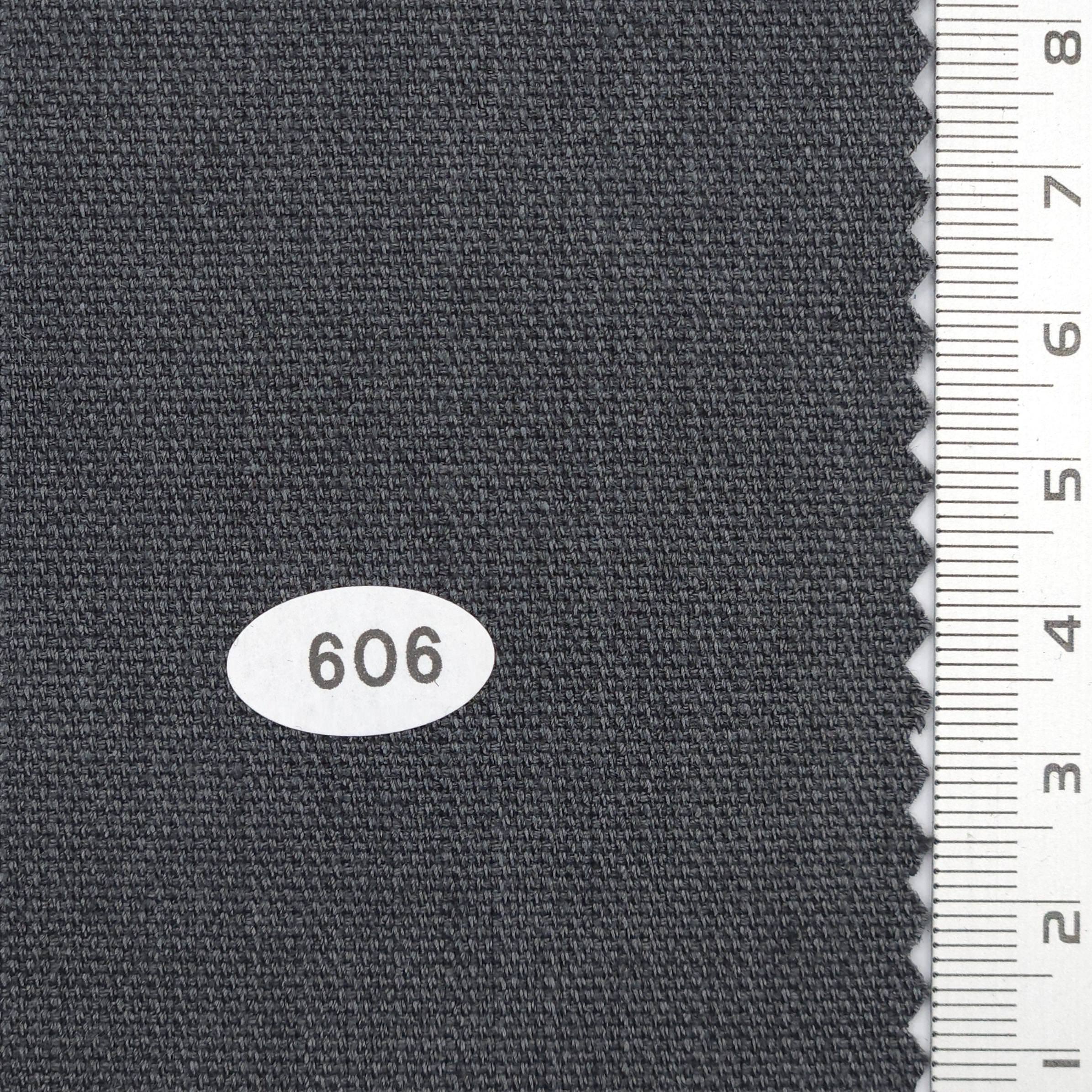 Solid Plain Tencel Polyester Wool Woven Fabric - FAB 1753 - 6.Charcoal Gray
