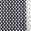 Black Mesh Poly Cotton Knit Fabric - FAB1850