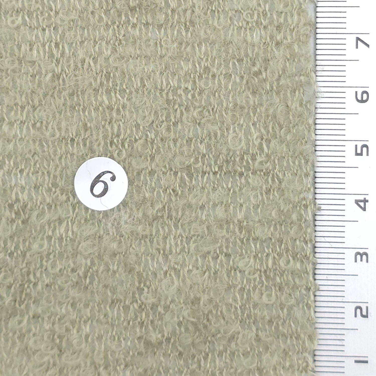Boucle Acrylic Nylon Wool Knit Fabric - FAB1974 - Sage Green