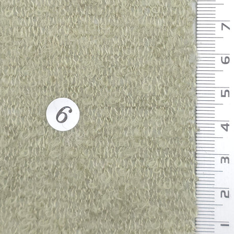 Boucle Acrylic Nylon Wool Knit Fabric - FAB1974 - Sage Green