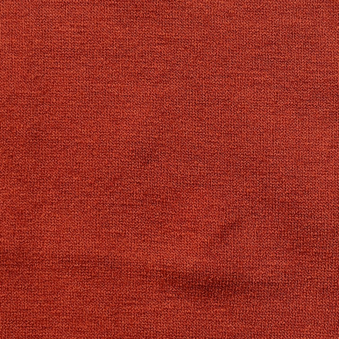 Solid Jersey Rayon Spandex Knit Fabric - FAB 1542 - Red Orange
