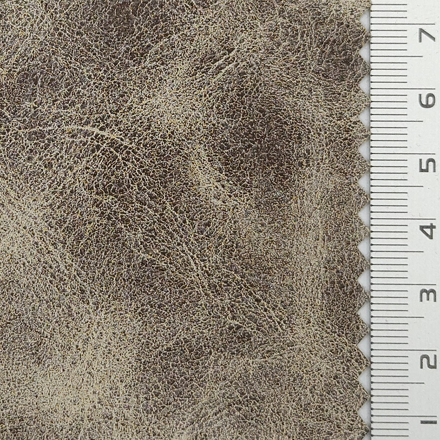 Tie Dye Leather Polyester Polyurethane Knit Fabric - FAB1804 - 1.Navy blue-2.Black-3.Dark brown-4.Charcoal gray-5.Olive green-6.Taupe brown-7.Gray Black 