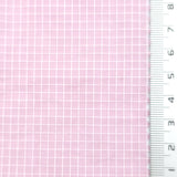 Light Purple - Windowpane Plain Nylon Woven Fabric - FAB1869