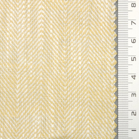 8s Herringbone Washing YarnDyed Cotton Linen Woven Fabric - FAB1676 - 1.Cloud-2.Pale Slate-3.Cold Turkey-4.Bizarre-5.Double Pearl Lusta-6.Dutch White-7.Spindle-8.Logan-9.Mischka-10.Spanish Green 