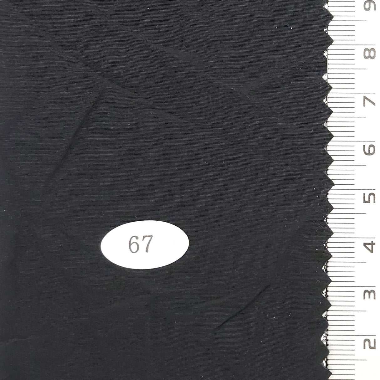 Solid Wrinkle Recycled Nylon Woven Fabric - FAB1705 - Charcoal