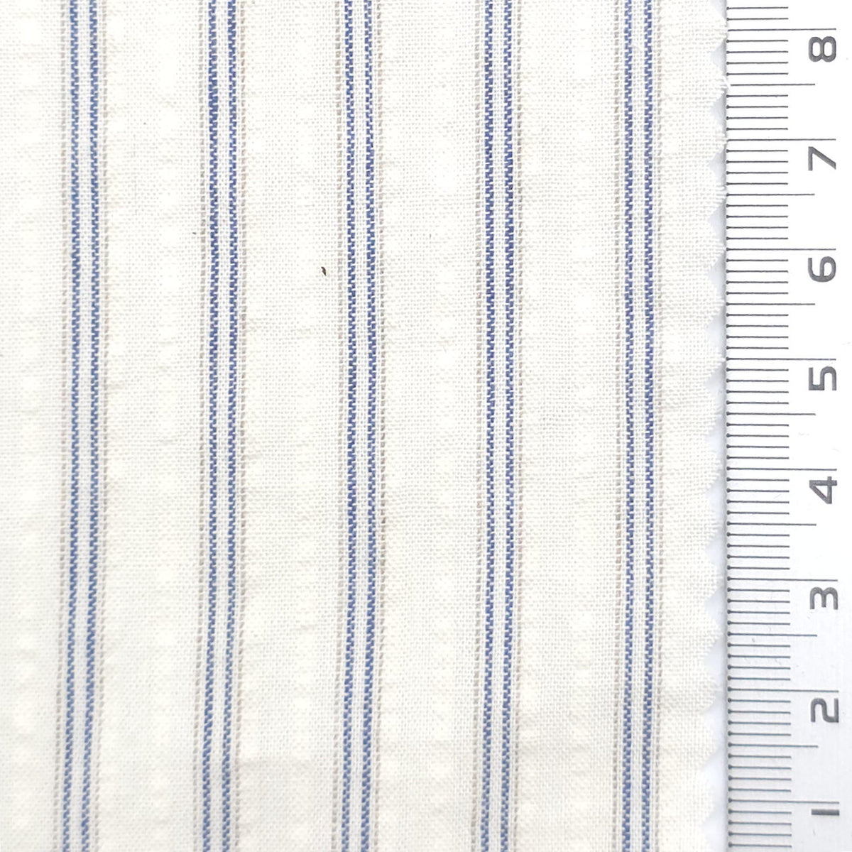 Bengal Stripe 100% Cotton Woven Fabric - FAB1968 - Blue