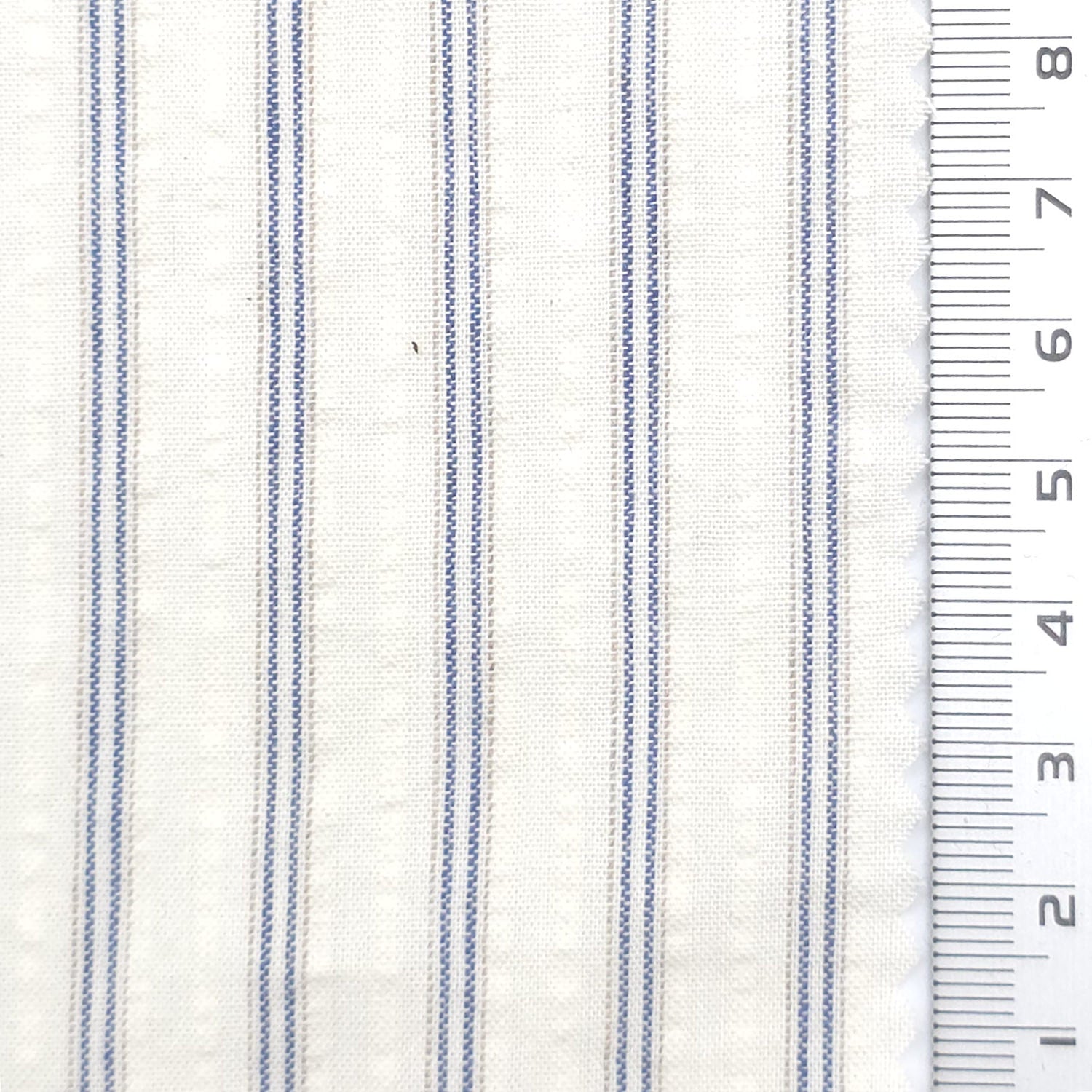 Bengal Stripe 100% Cotton Woven Fabric - FAB1968 - Blue