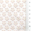 Floral Jacquard Metallic YarnDyed Polyester Woven Fabric - FAB1626 - 1.Red-2.Green-3.Navy-4.Black-5.Mint-6.Yellow-7.Pink-8.White 