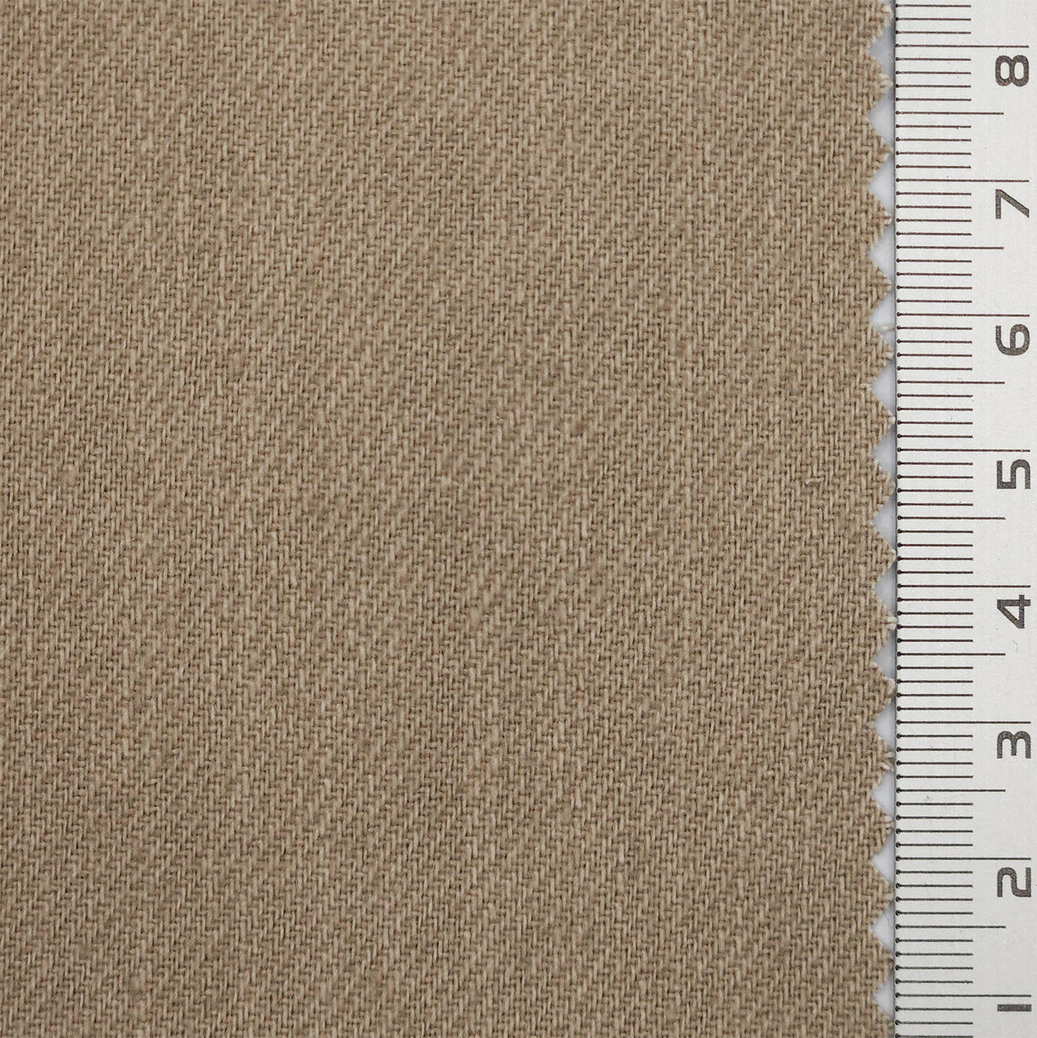 Solid Twill Slub Cotton Woven Fabric - FAB 1758 - 7.Medium Tan