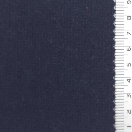 Tweed Wool Polyester Woven Fabric - FAB1965 - Navy