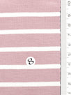 Solid Stripe Jersey Rayon Spandex Knit Fabric - FAB1726 - 1.Blue-2.Navy-3.Black-4.Red-5.Mellange-6.Olive-7.Dusty Pink-8.Red-9.White/Pink-10.White/Blue 