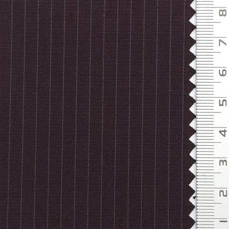 Pin Stripe Plain Polyester Spandex Rayon Woven Fabric - FAB1783 - 1.Light beige-2.Taupe-3.Light gray-4.Charcoal gray-5.Dark Charcoal-6.Navy blue-7.Dark brown-8.Dark Navy-9.Black 