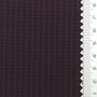 Pin Stripe Plain Polyester Spandex Rayon Woven Fabric - FAB1783 - Dark brown