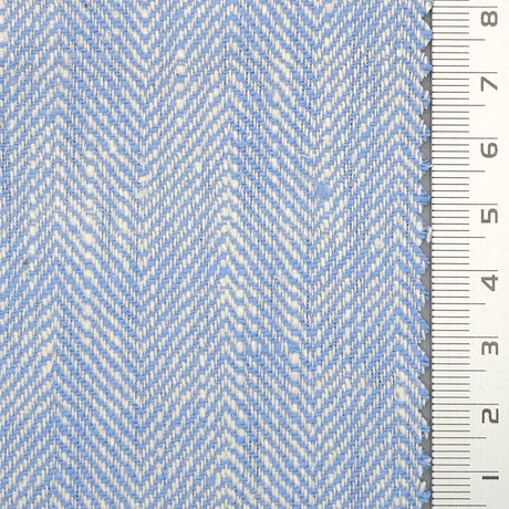 8s Herringbone Washing YarnDyed Cotton Linen Woven Fabric - FAB1676 - 1.Cloud-2.Pale Slate-3.Cold Turkey-4.Bizarre-5.Double Pearl Lusta-6.Dutch White-7.Spindle-8.Logan-9.Mischka-10.Spanish Green 