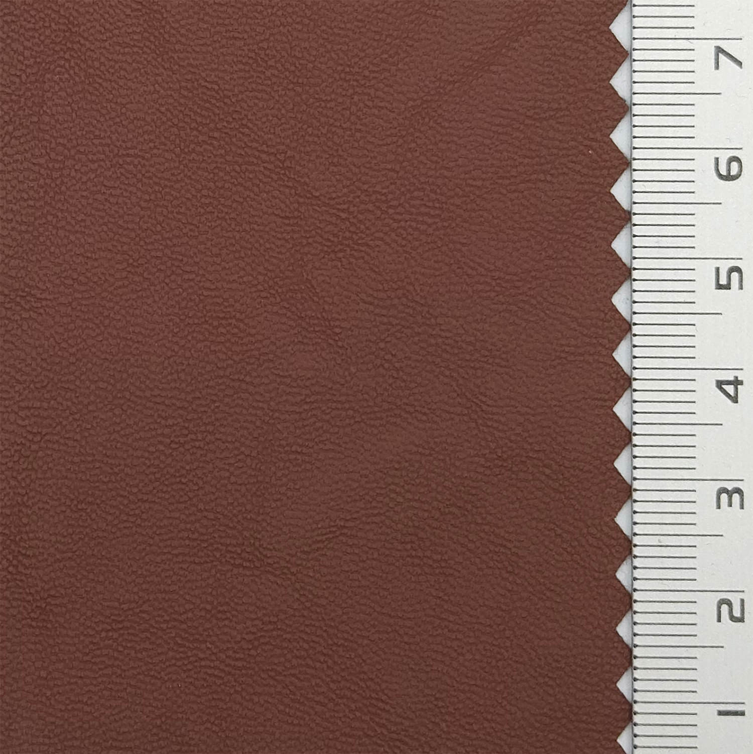 Soft Solid Leather Rayon Polyurethane Woven Fabric - FAB 1805 - 7.Burgundy brown