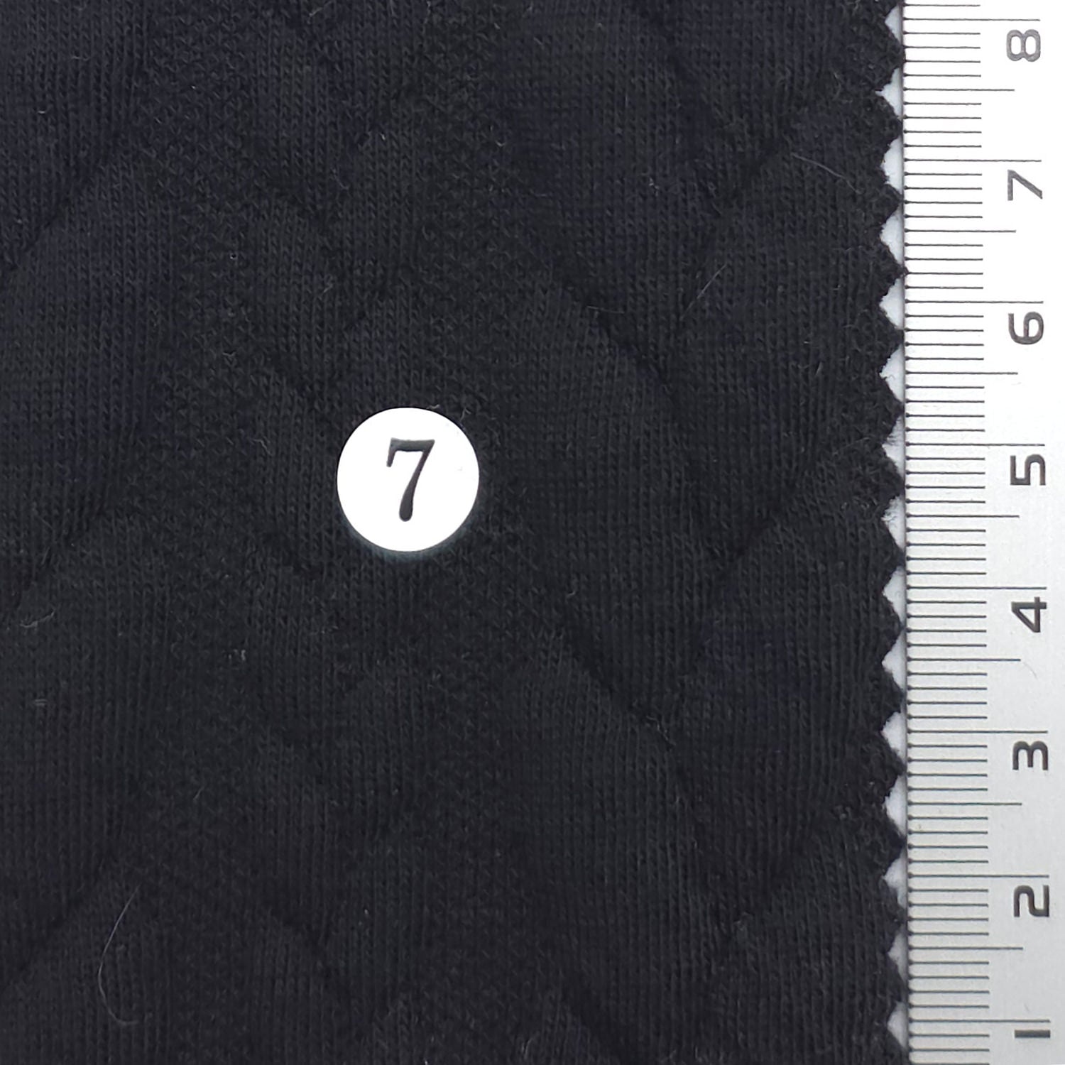 Black - Cable Knit Poly Span Knit Fabric - FAB1914