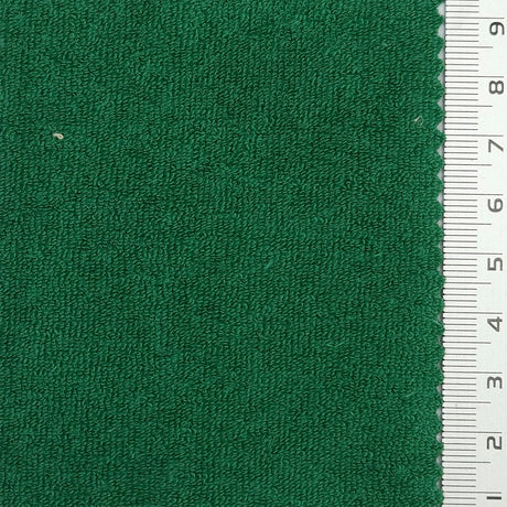 Towelling Solid Terry Cotton Polyester Knit Fabric - FAB1766 - 1.Light pink-2.White-3.Ivory-4.Light beige-5.Pale yellow-6.Tan-7.Dark green-8.Forest green-9.Charcoal gray-10.Taupe 