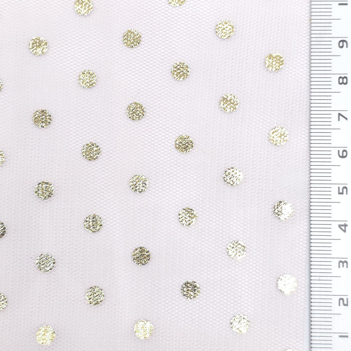 Foil Dot Polyester Knit Fabric - FAB1951 - Indi Pink