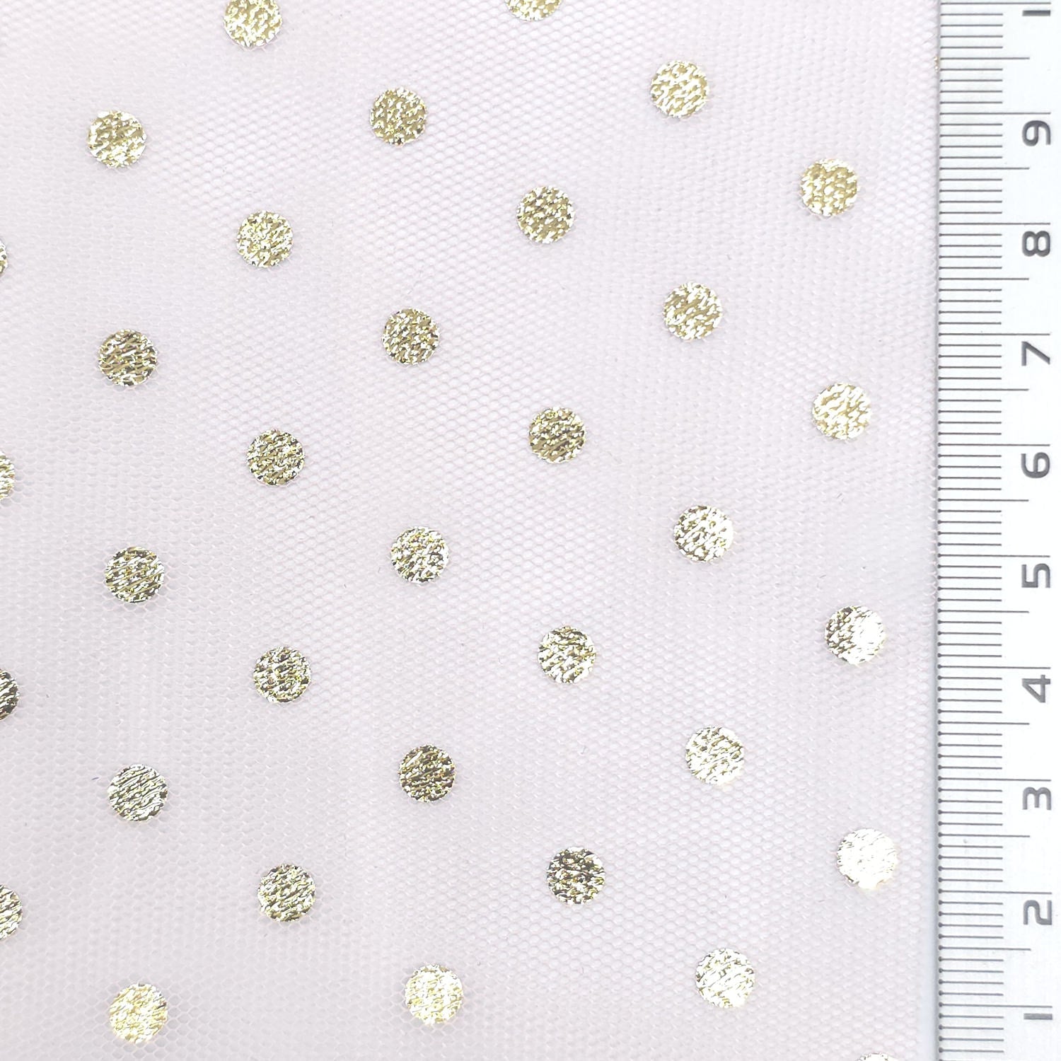 Foil Dot Polyester Knit Fabric - FAB1951 - Indi Pink