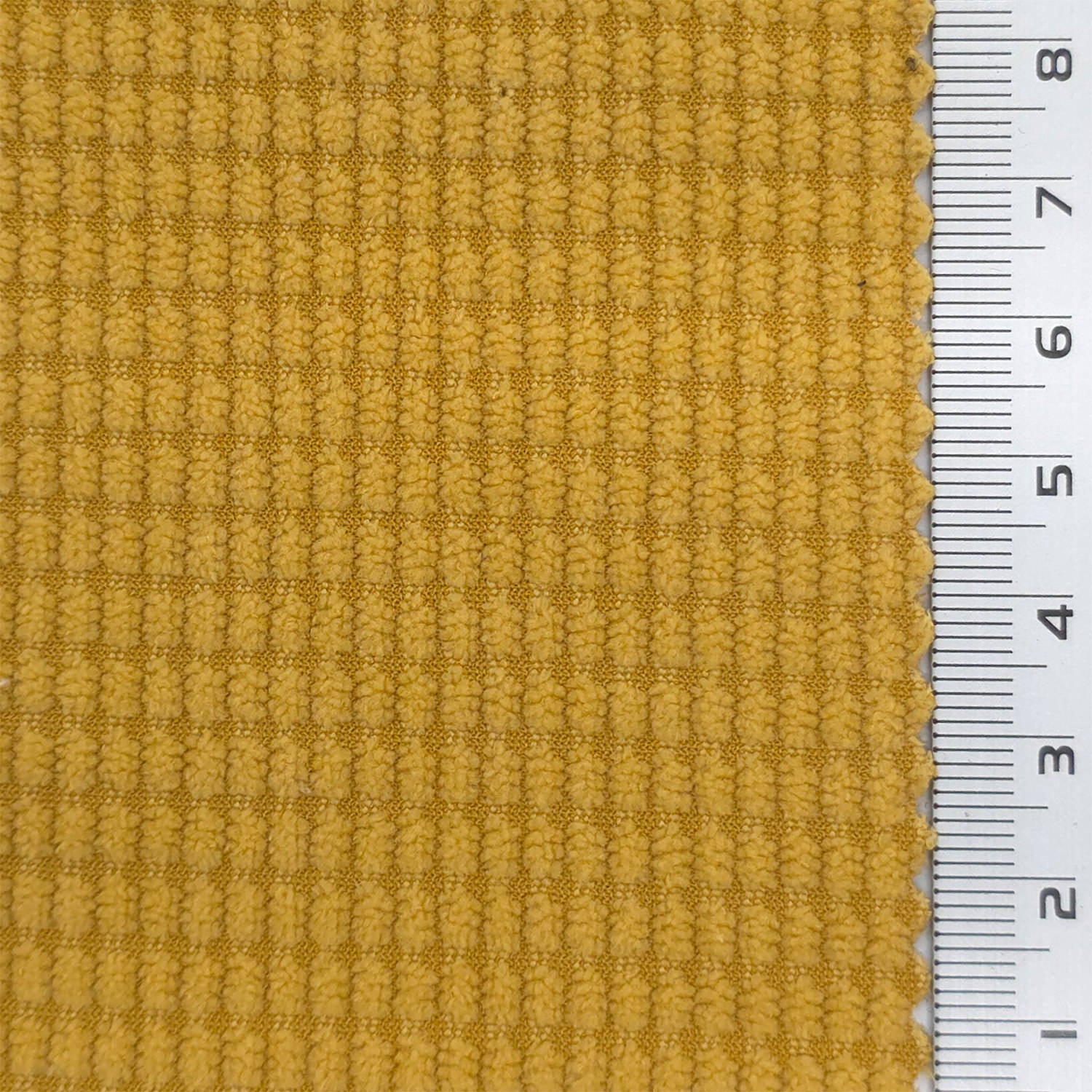 1: Warm Gray-2: White-3: Pale Cream-4: Beige-5: Tan - 8 Wale Textured Corduroy Poly Woven Fabric - FAB 1874