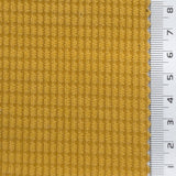 Mustard Yellow - 8 Wale Textured Corduroy Poly Woven Fabric - FAB1874
