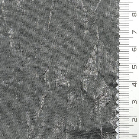 Solid Crinkled Satin Polyester Rayon Woven Fabric - FAB1793 - 1.Cream-2.White-3.Light blue-4.Sky blue-5.Dusty pink-6.Olive green-7.Dark charcoal grey-8.Black 