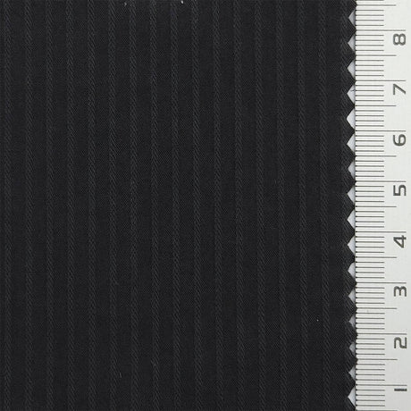 Stripe Rib Rayon Cotton Woven Fabric - FAB1794 - 1.Rose-2.Beige-3.White-4.Light Beige-5.Olive Green-6.Navy Blue-7.Black 