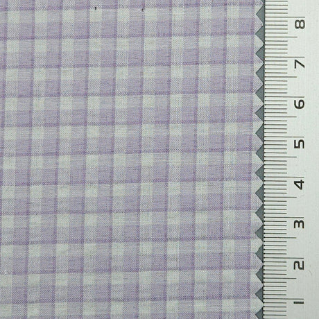 Check Cotton Woven Fabric | FAB1551 | 1.Dawn Pink, 2.Orange, 3.Green, 4.Blue, 5.Orange, 6.Pink, 7.Lavender, 8.Red, 9.Black by Fabricis.com #